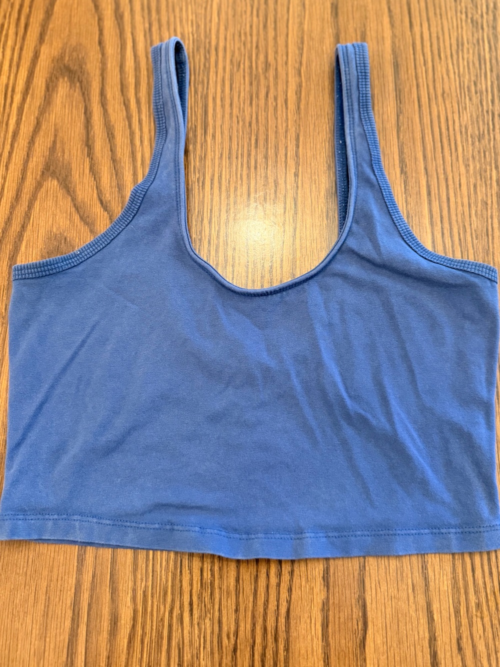 FP Movement by Free People Blue Cropped Tank Top